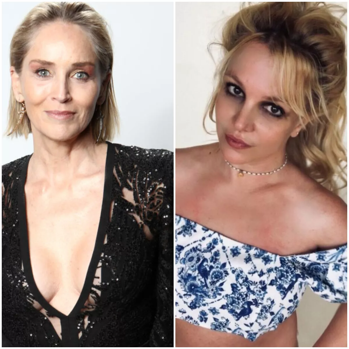 Sharon Stone/Britney Spears.
