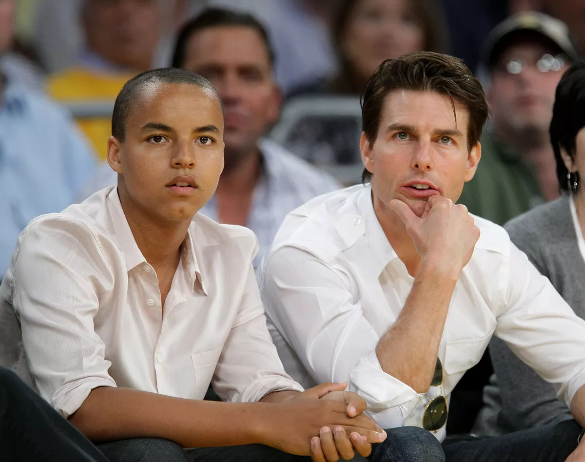 Celebrities At The Lakers Game