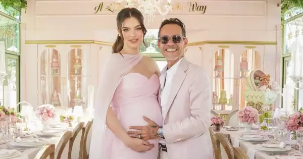 Marc Anthony y Nadia Ferreira 