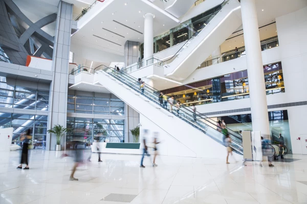 Centro comercial.
