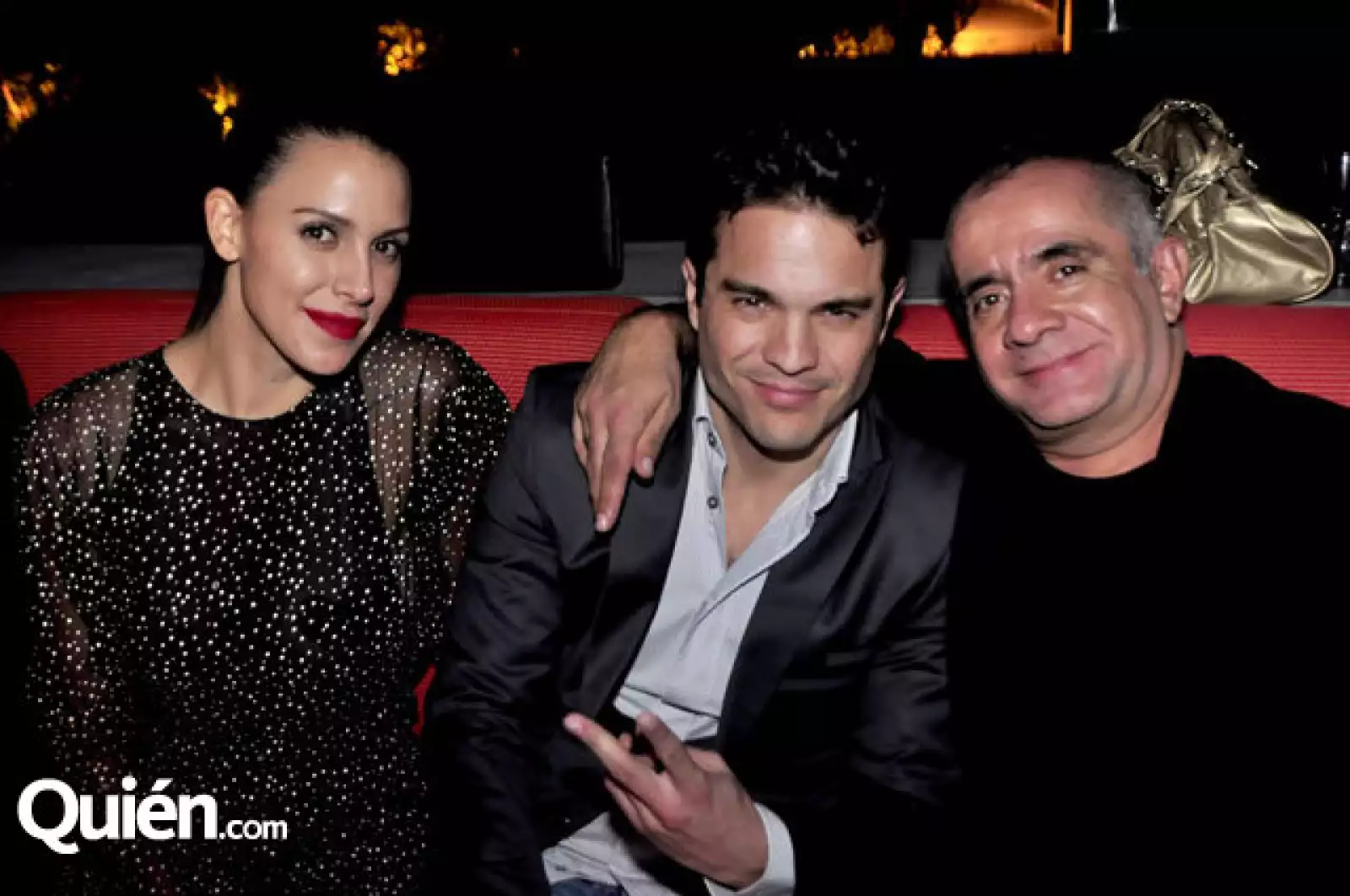 Alejandra de la Mora,Kuno Becker y Álvaro Guerrero