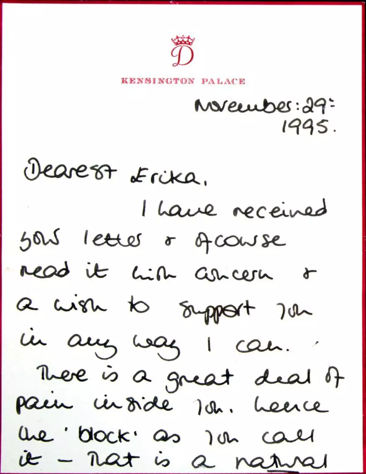 Revelan carta de Lady