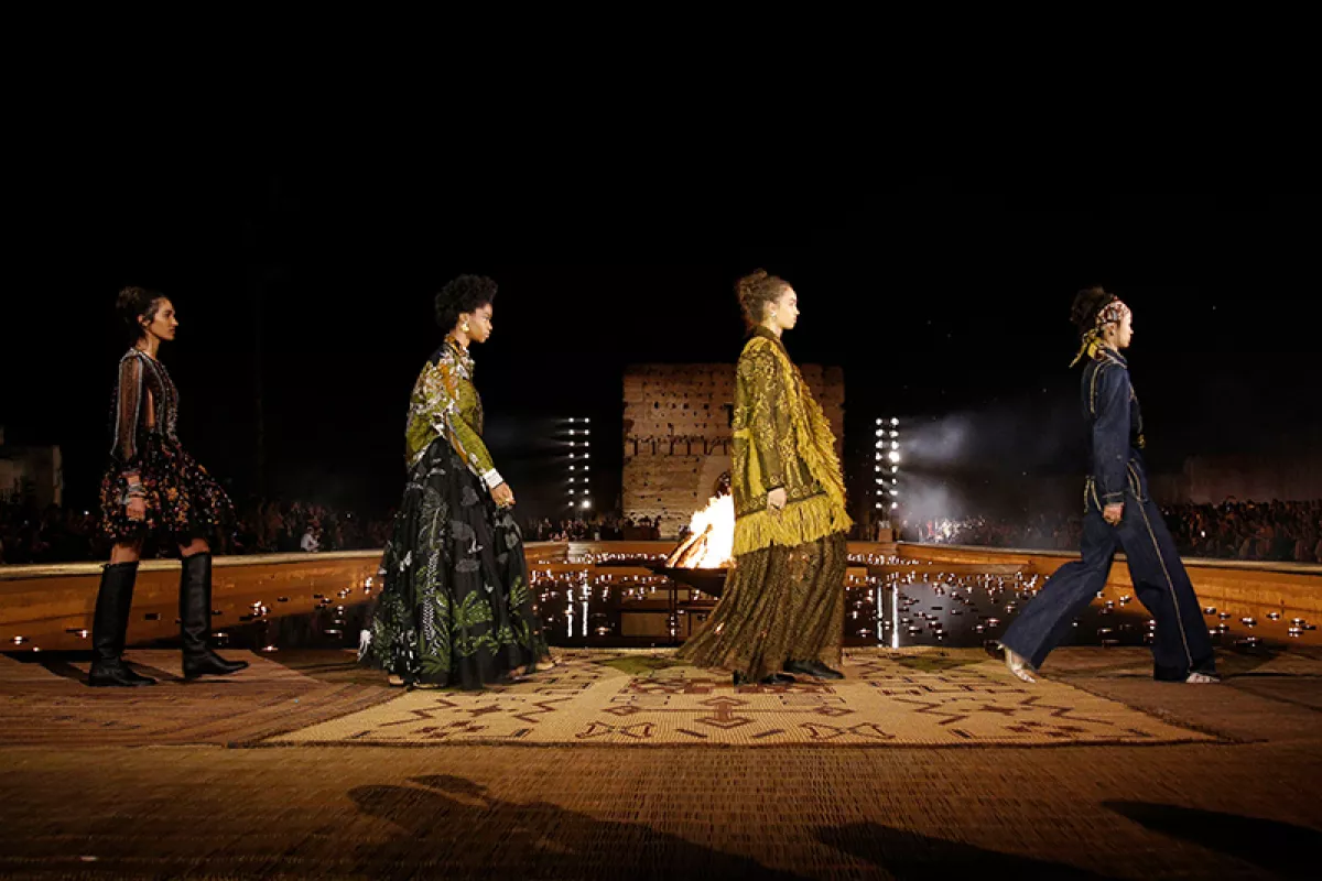 Dior Cruise 2020 show, Runway, Palais El Badi, Marrakech, Morocco - 29 Apr 2019