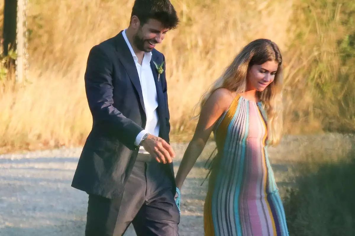Gerard Piqué y Clara Chía