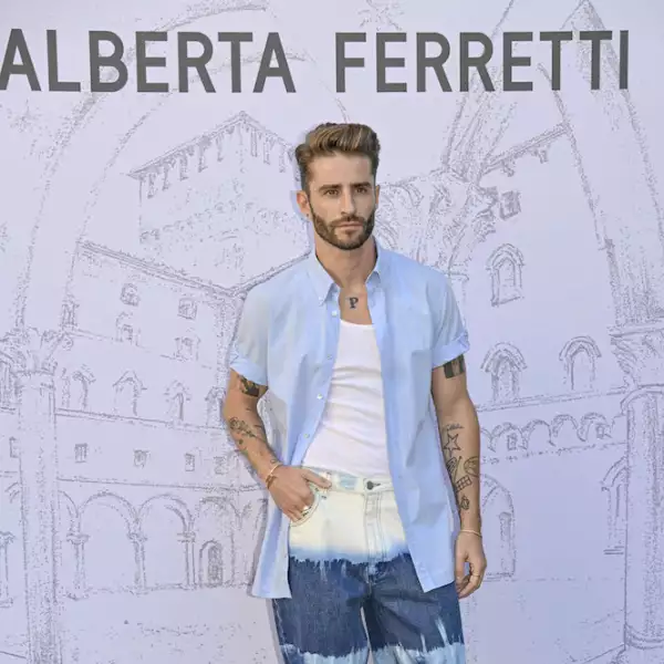 Pelayo Diaz - Alberta Ferretti show, Front Row, Spring Summer 2021, Milan Fashion Week