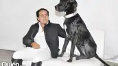 Jorge Goñi y su perra Carlota
