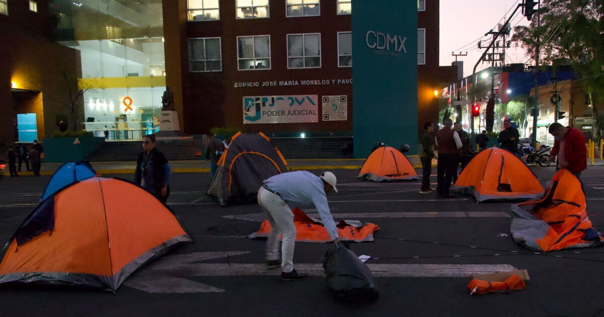 Trabajadores del Poder Judicial de CDMX realizan bloqueos por falta de ...