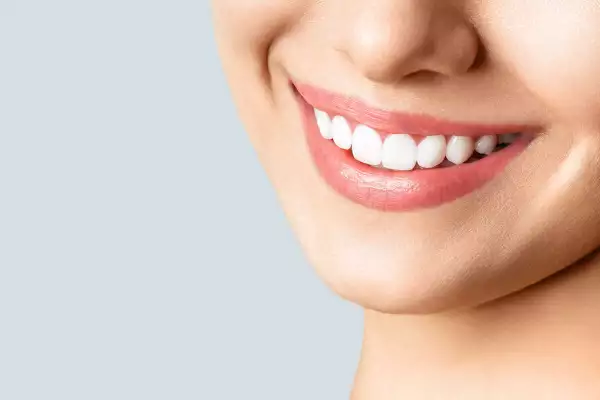Beautiful,Female,Smile,After,Teeth,Whitening,Procedure.,Dental,Care.,Dentistry