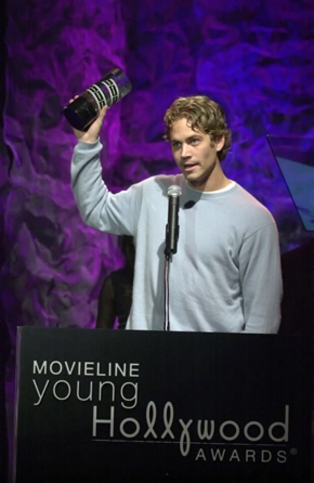 Paul Walker en los Movieline Young Hollywood Awards en 2001.