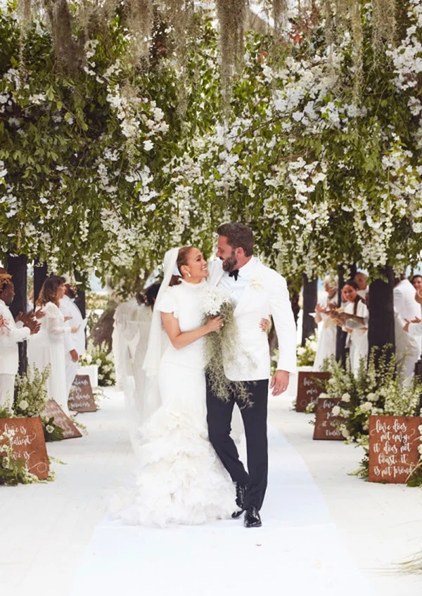 Fotos de la segunda boda de Jennifer Lopez y Ben Affleck