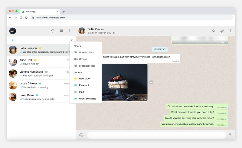Etiquetas WhatsApp Business