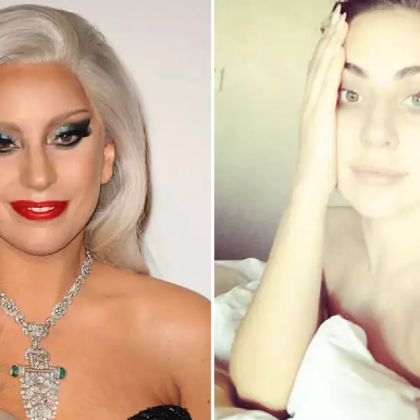 Lady Gaga es otra de las celebs que sin maquillaje luce incluso mejor.