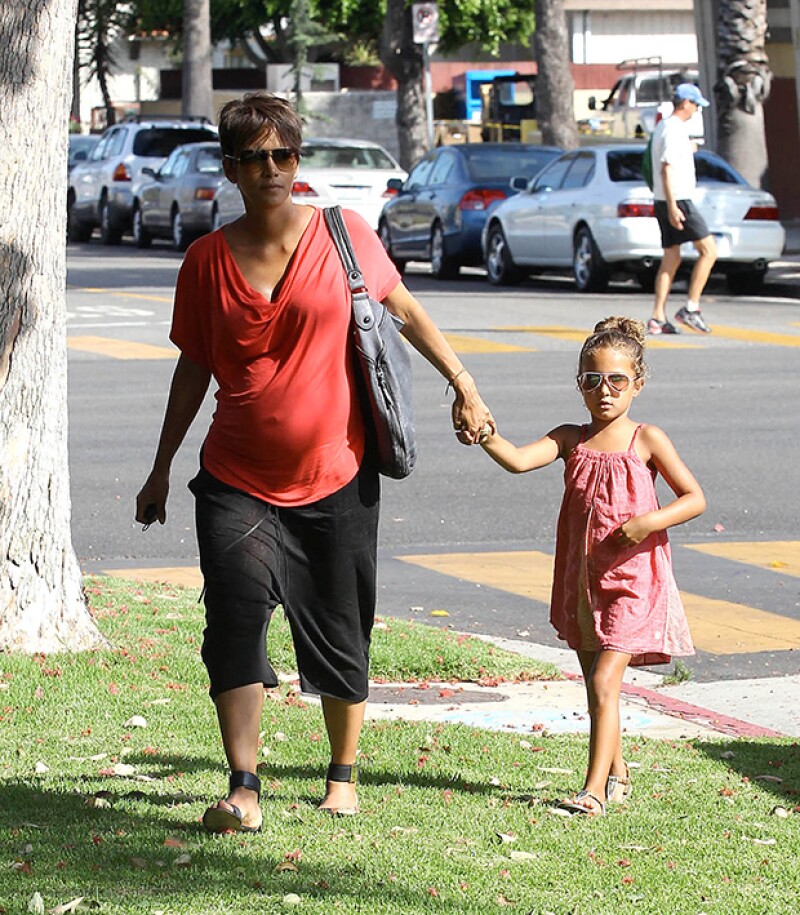 Halle Berry junto a su hija mayor, Nahla.