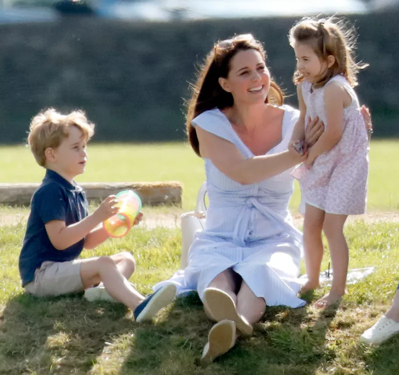 Kate Middleton, George y Charlotte