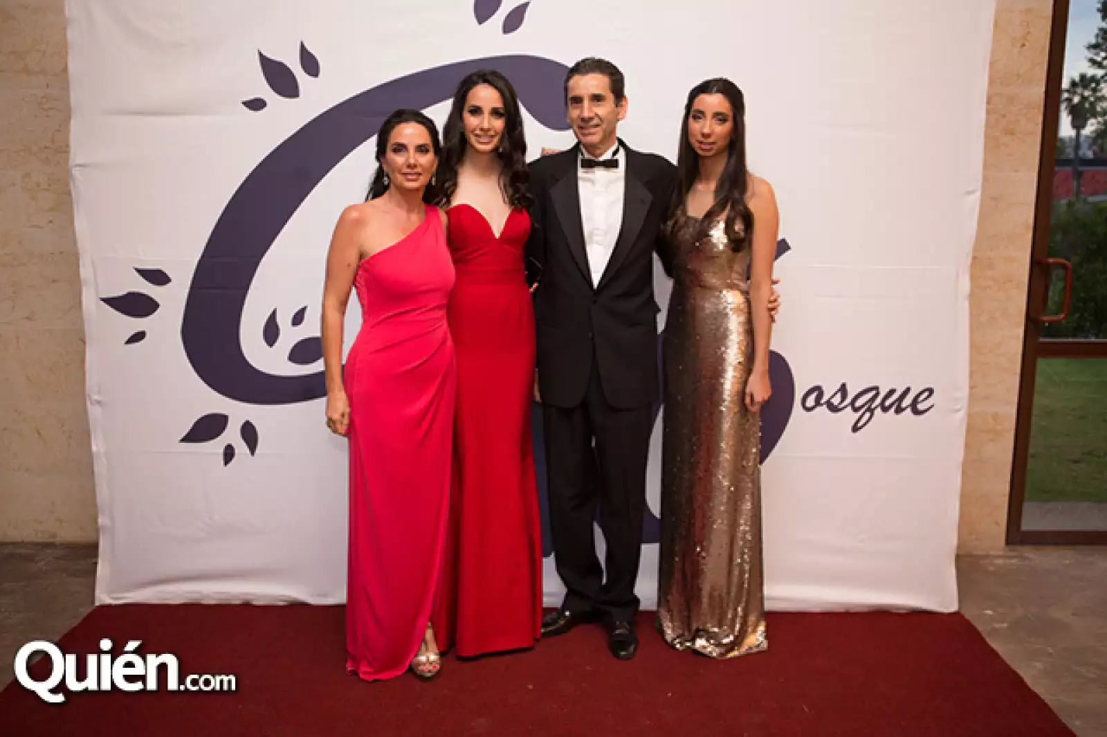 Alejandra Palominos, Natalia Gómez, Marcelo Gómez y Lucía Gómez