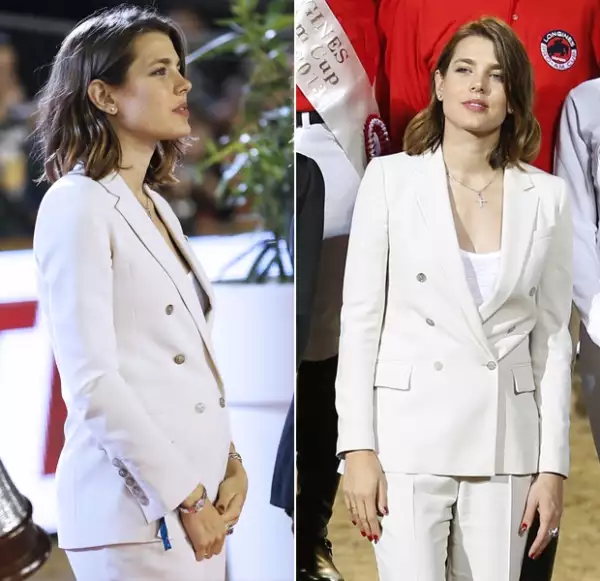 Ésta fue la primera vez que sospechamos del embarazo de Carlota.