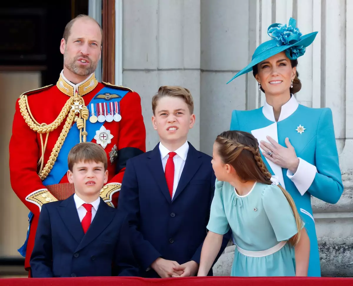 Príncipe Willia, Kate Middleton, George, Charlotte y Louis.