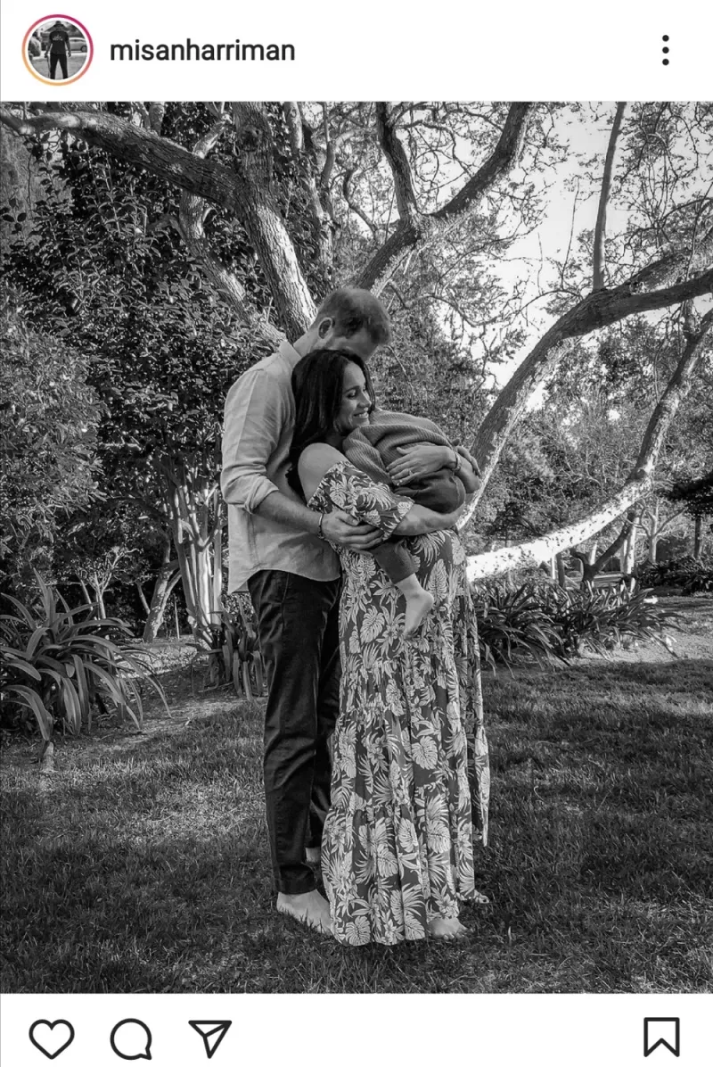 Príncipe Harry, Meghan Markle y Archie Harrison
