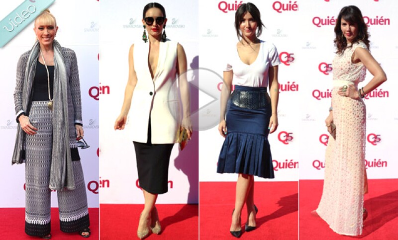 Al más puro estilo Alfombra Roja, nuestras conductoras Daniela Magún y Marcela Cuevas entrevistaron a estrellas como Yuri, Ana de la Reguera, Eréndira Ibarra y Diana Bracho en el evento de Quién.
