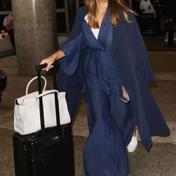 Jessica Alba at LAX International Airport, Los Angeles, USA - 14 Jun 2018