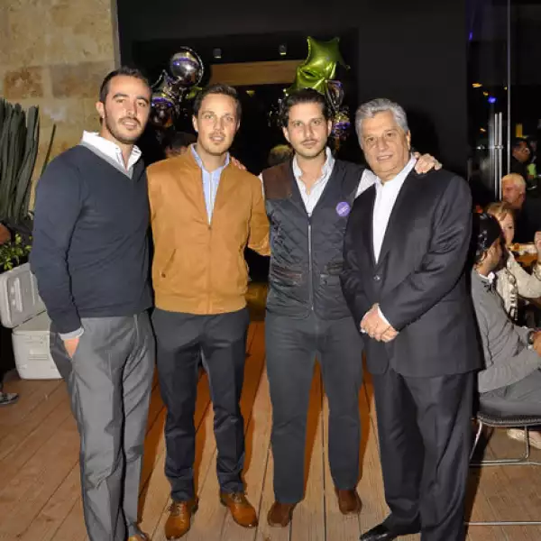 Ramón Laca,Fernando Cann,Jorge Manzur,Guillermo Manzur y Arturo Arciniega