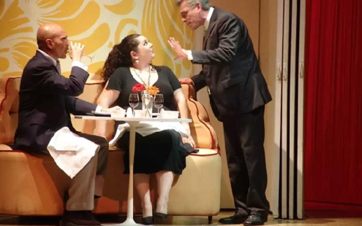 Christina Pastor es la nueva protagonista de la puesta en escena "Gorda", en la que también intervienen Héctor Suárez Gomís y Lourdes Reyes