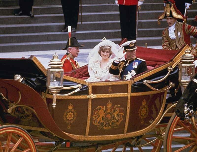 La boda de Carlos y Diana fue vista por más de 700 millones de personas por televisión.