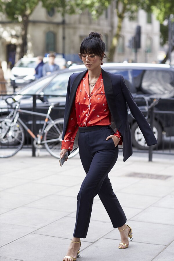 Street Style, Spring Summer 2018, London Fashion Week Men's, UK - 09 Jun 2017
