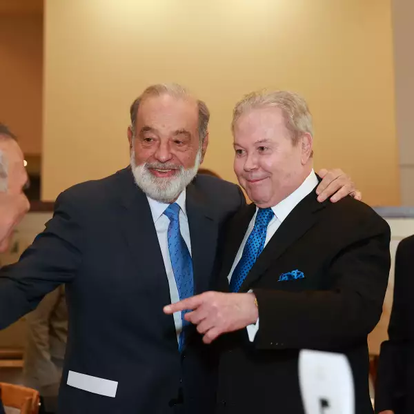 Carlos Slim Helú y Ricardo Henaine