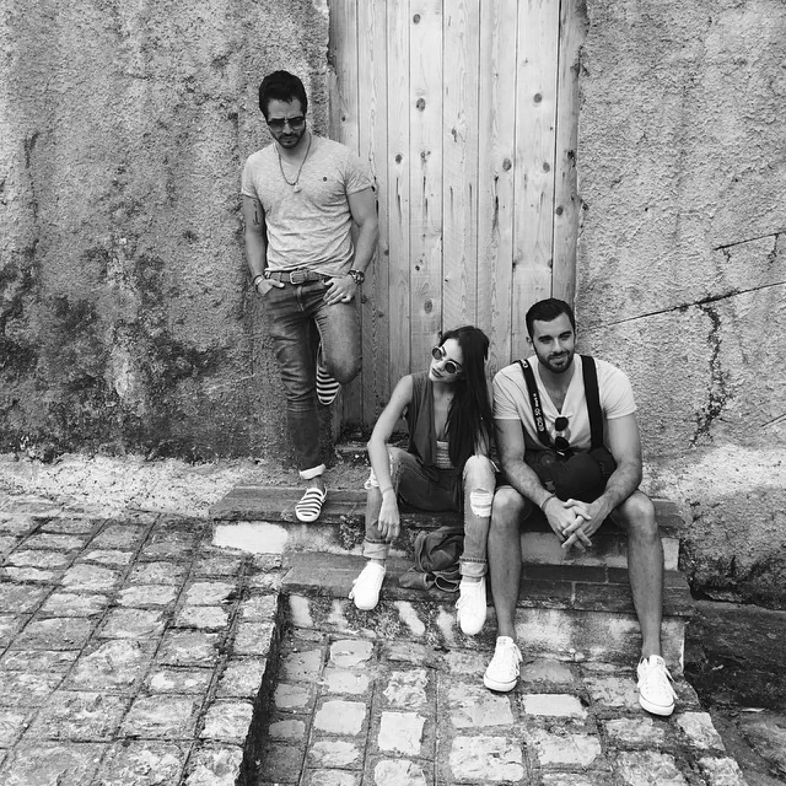 La tropa mexicana en Maratea, Italia.