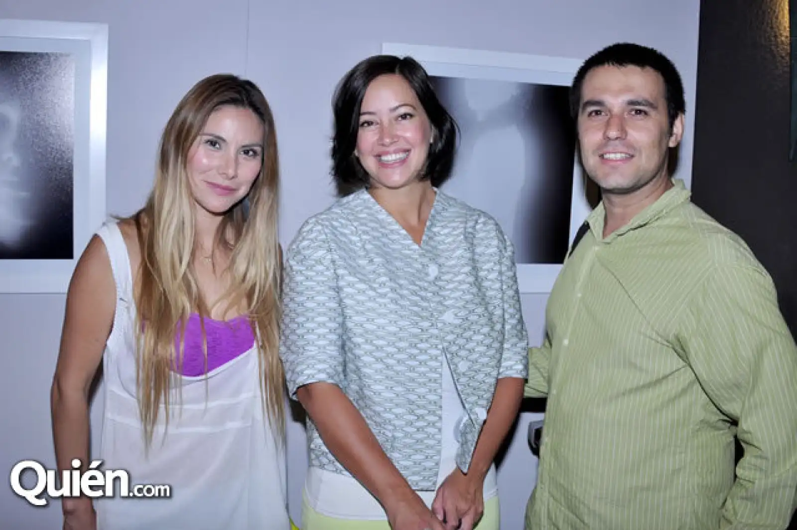 Mayra Mata, Vanessa Muñoz y Max Alarcón
