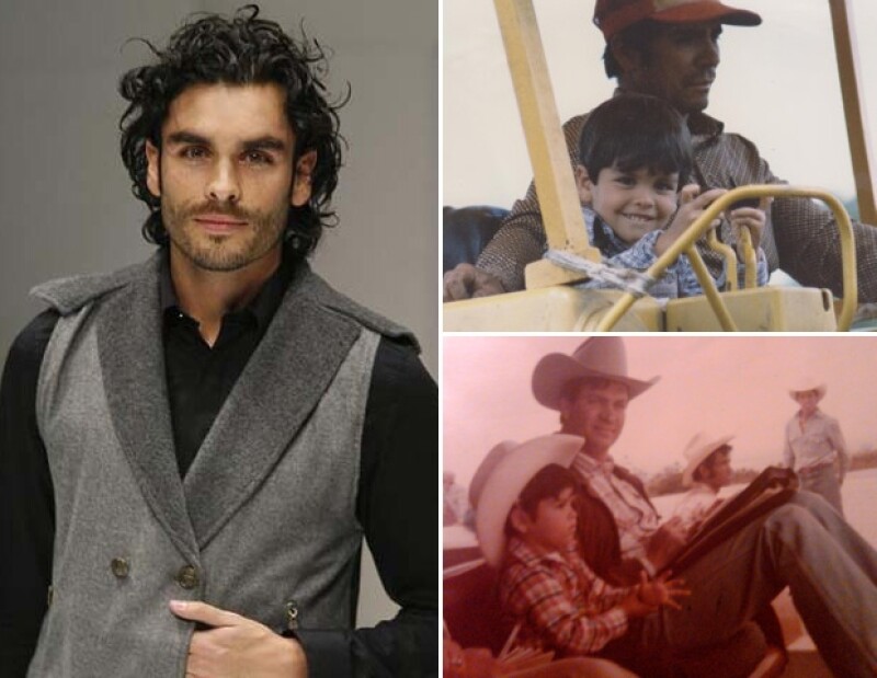 Al actor le gustaba ponerse su traje de vaquero para jugar.