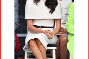 El look de Meghan Markle (Cortesía de las marcas)