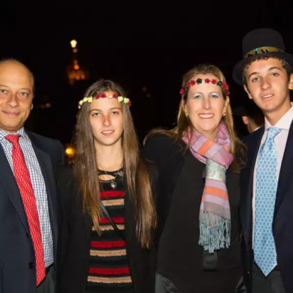 Fernando Vita, Laura Vita, Elena Mesa y Marco Vita.