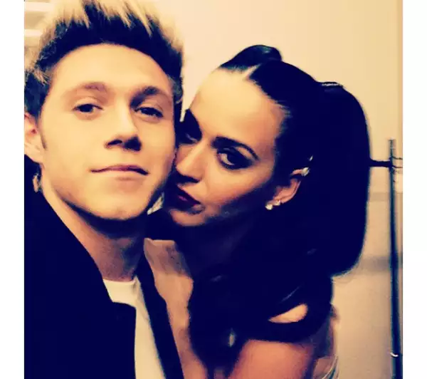 Niall compartió orgulloso esta imagen con Katy Perry.