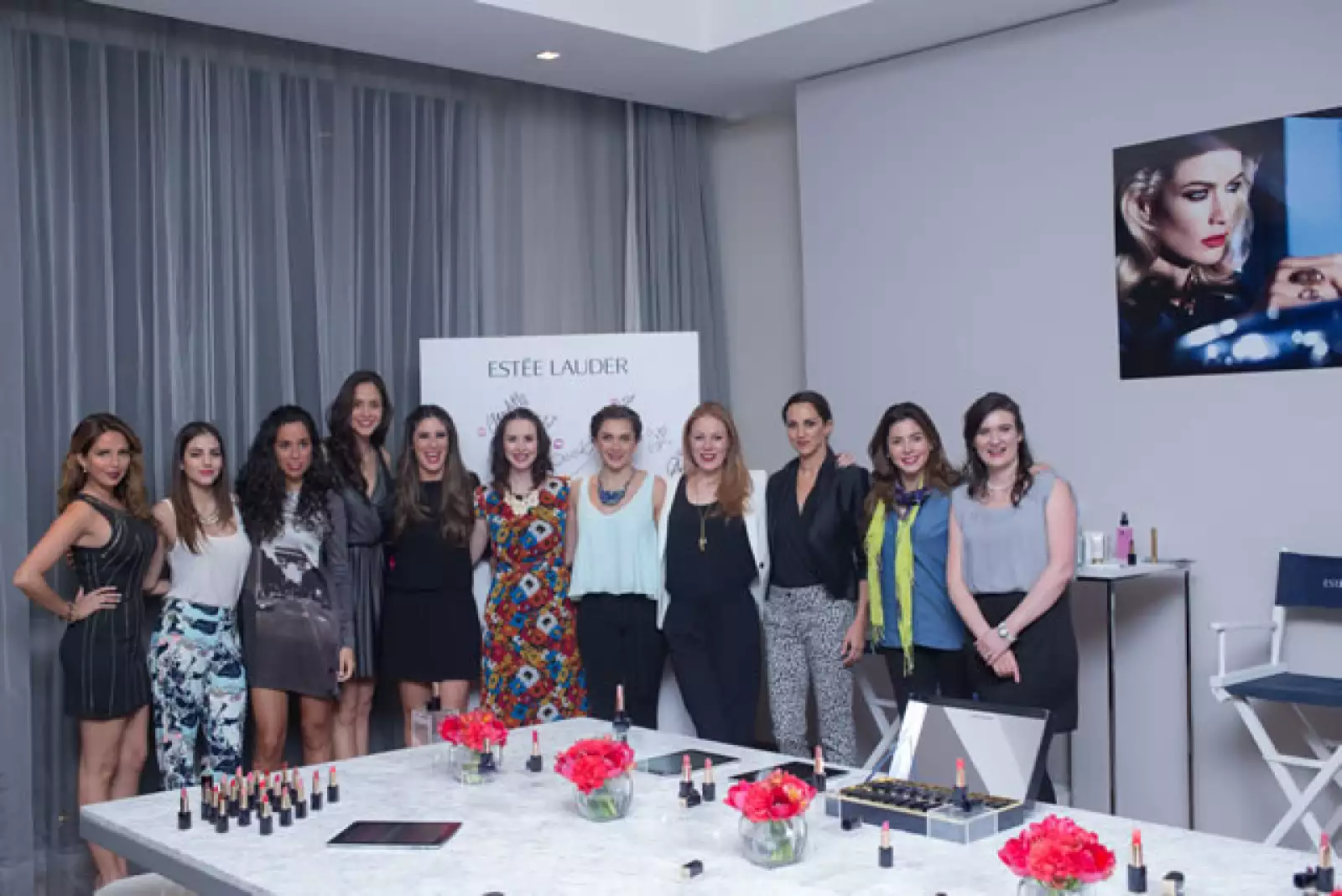 Karla Díaz Leal, Claudette Stamboli, Dafne Molina, Melissa López, Andrea Torre, María de la  Fuente, Danilea Magún, Estrella Yada, Thelma Madrigal y Alice Marvillet.