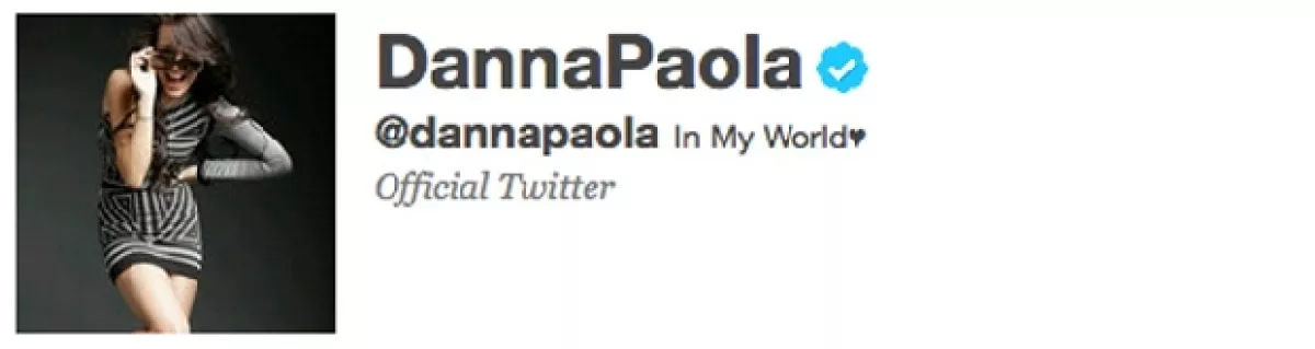 Danna Paola ha sido blanco fácil para los usurpadores de identidad, pero este es su verdadero Twitter.
