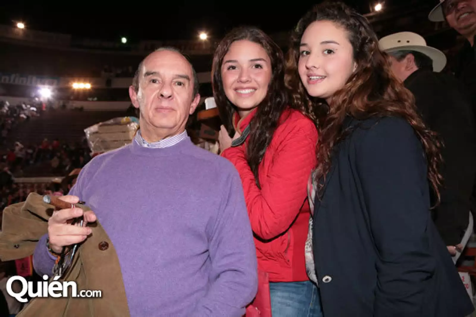 Francisco, María José y Camila del Cueto