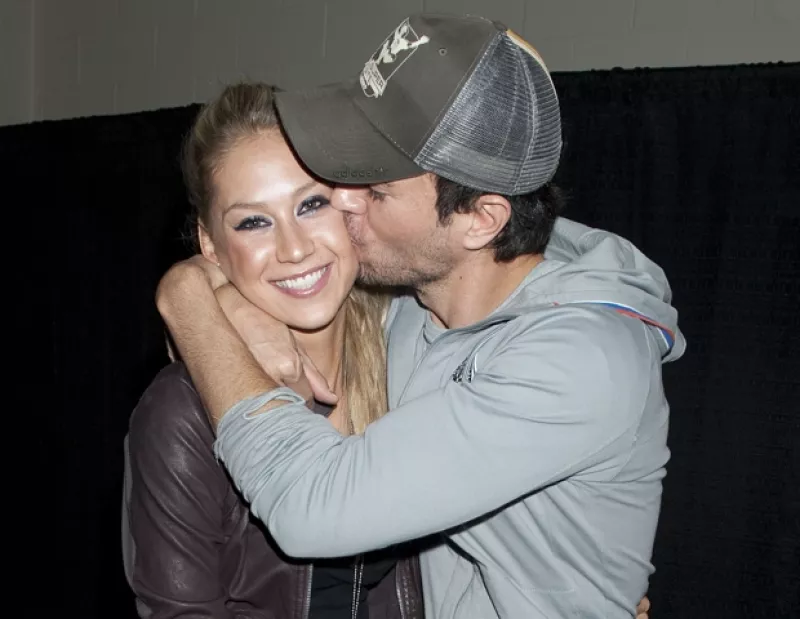 Enrique Iglesias y Anna Kournikova