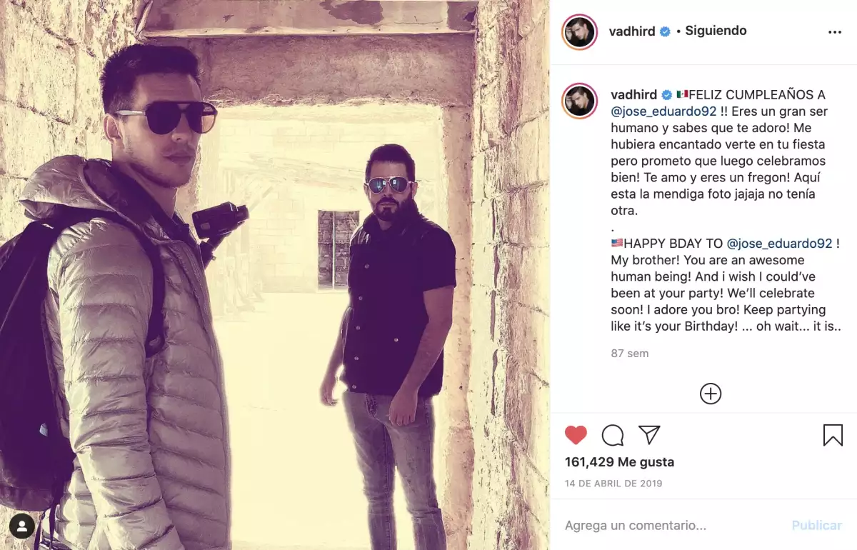 Vadhir y José Eduardo Derbez