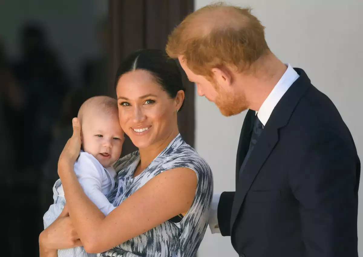 Archie Harrison, Meghan Markle y príncipe Harry