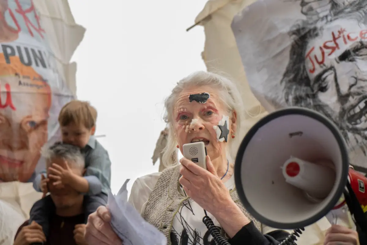 Vivienne Westwood Celebrates Julian Assange's 50th Birthday
