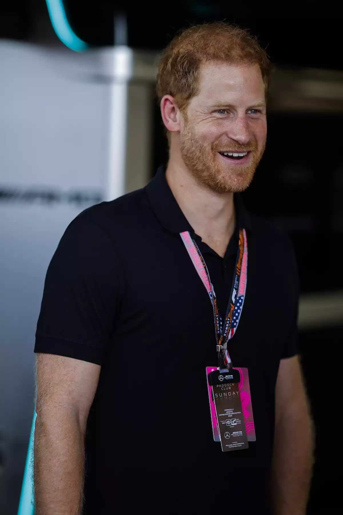 Príncipe Harry en el Gran Premio de Estados Unidos 2023