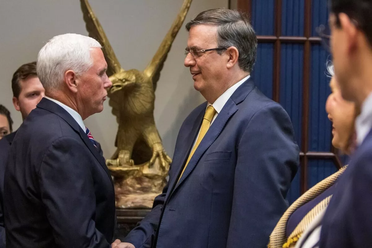 Marcelo Ebrard Pompeo negociación aranceles