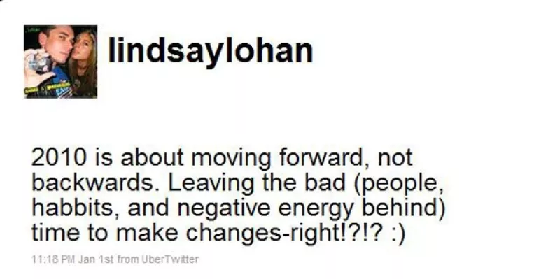 La actriz desea, para este año que recién comienza, iniciar de manera positiva y dejar atrás lo malo e 'ir hacia adelante'.