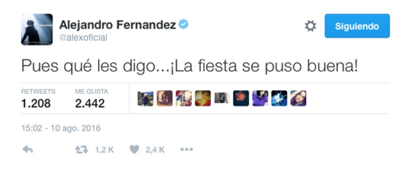 Este es el mensaje que El Potrillo escribió en Twitter tras la polémica foto de él en Las Vegas.