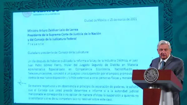 amlo carta reforma eléctrica