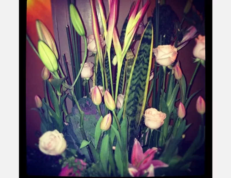 Entre las personas que la acompañaron el sábado por la noche a celebrar estuvo la política Mariana Gómez del Campo.