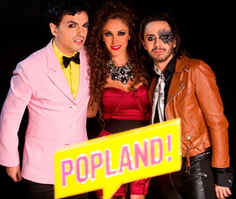 Anahí, Bryan y Sergi se divirtieron haciendo el clip.