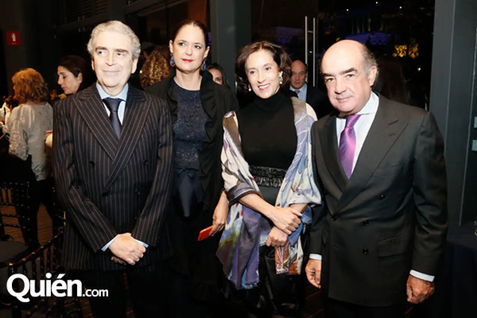 Rafael y Mariana Tovar y de Teresa con Consuelo y Luis Téllez